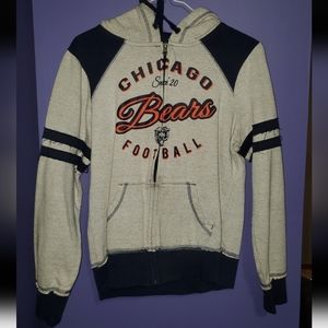 NFL Chicago Bears womens zip up hoodie size medium